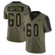 Limited Olive Men's Tyler Guyton Dallas Cowboys 2021 Salute To Service Jersey