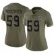 Limited Olive Women's Brock Mogensen Dallas Cowboys 2022 Salute To Service Jersey