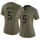 Limited Olive Women's Bryan Anger Dallas Cowboys 2022 Salute To Service Jersey