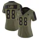 Limited Olive Women's CeeDee Lamb Dallas Cowboys 2021 Salute To Service Jersey