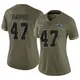 Limited Olive Women's Darius Harris Dallas Cowboys 2022 Salute To Service Jersey