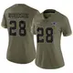 Limited Olive Women's Darren Woodson Dallas Cowboys 2022 Salute To Service Jersey