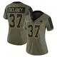 Limited Olive Women's Dee Delaney Dallas Cowboys 2021 Salute To Service Jersey