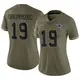 Limited Olive Women's Dontario Drummond Dallas Cowboys 2022 Salute To Service Jersey