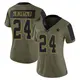 Limited Olive Women's Israel Mukuamu Dallas Cowboys 2021 Salute To Service Jersey