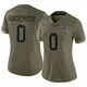 Limited Olive Women's Jack Anderson Dallas Cowboys 2022 Salute To Service Jersey