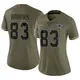 Limited Olive Women's Jalen Brooks Dallas Cowboys 2022 Salute To Service Jersey