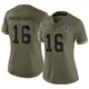 Limited Olive Women's Jalen Moreno-Cropper Dallas Cowboys 2022 Salute To Service Jersey