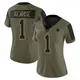 Limited Olive Women's Jayron Kearse Dallas Cowboys 2021 Salute To Service Jersey