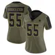 Limited Olive Women's Leighton Vander Esch Dallas Cowboys 2021 Salute To Service Jersey