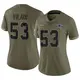 Limited Olive Women's Luiji Vilain Dallas Cowboys 2022 Salute To Service Jersey