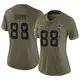 Limited Olive Women's Michael Irvin Dallas Cowboys 2022 Salute To Service Jersey