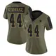 Limited Olive Women's Robert Newhouse Dallas Cowboys 2021 Salute To Service Jersey