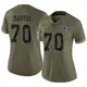 Limited Olive Women's Zack Martin Dallas Cowboys 2022 Salute To Service Jersey