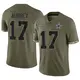 Limited Olive Youth Brandon Aubrey Dallas Cowboys 2022 Salute To Service Jersey