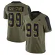 Limited Olive Youth Chauncey Golston Dallas Cowboys 2021 Salute To Service Jersey