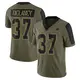 Limited Olive Youth Dee Delaney Dallas Cowboys 2021 Salute To Service Jersey