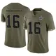 Limited Olive Youth Jalen Moreno-Cropper Dallas Cowboys 2022 Salute To Service Jersey