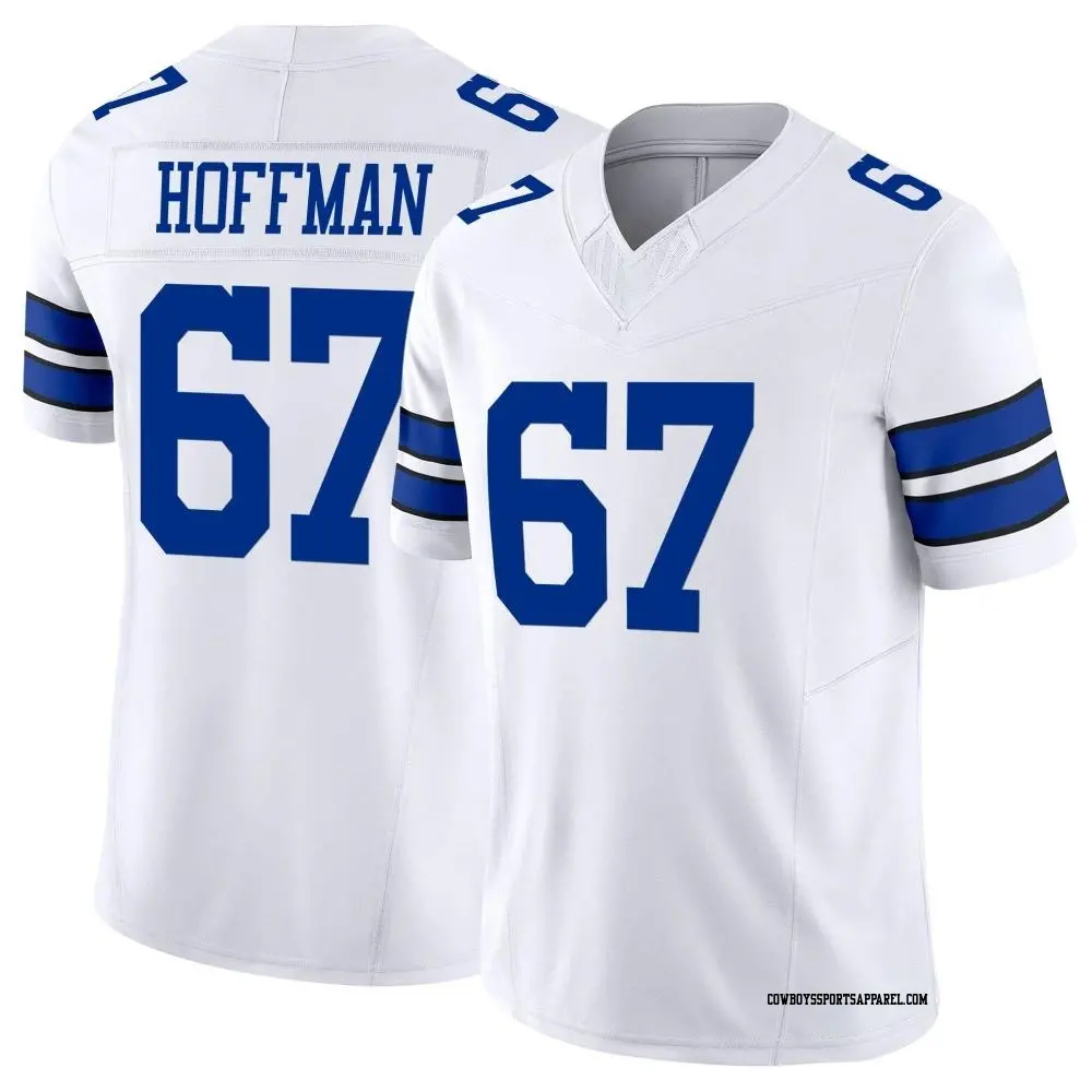 Limited White Men's Brock Hoffman Dallas Cowboys Vapor F.U.S.E. Jersey