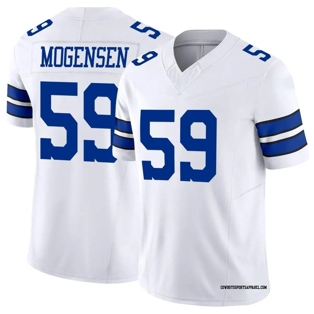 Limited White Men's Brock Mogensen Dallas Cowboys Vapor F.U.S.E. Jersey