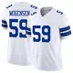 Limited White Men's Brock Mogensen Dallas Cowboys Vapor F.U.S.E. Jersey