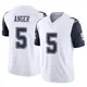 Limited White Men's Bryan Anger Dallas Cowboys 2nd Alternate Vapor F.U.S.E. Jersey