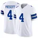 Limited White Men's Dak Prescott Dallas Cowboys Vapor F.U.S.E. Jersey