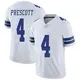 Limited White Men's Dak Prescott Dallas Cowboys Vapor Untouchable Jersey