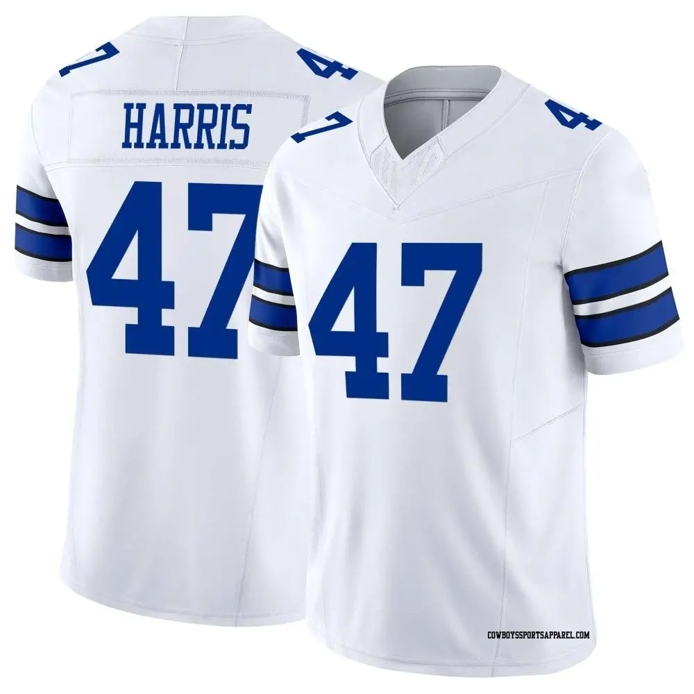 Limited White Men's Darius Harris Dallas Cowboys Vapor F.U.S.E. Jersey