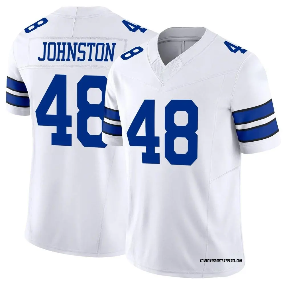 Limited White Men's Daryl Johnston Dallas Cowboys Vapor F.U.S.E. Jersey