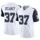 Limited White Men's Dee Delaney Dallas Cowboys 2nd Alternate Vapor F.U.S.E. Jersey