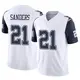 Limited White Men's Deion Sanders Dallas Cowboys 2nd Alternate Vapor F.U.S.E. Jersey