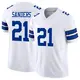 Limited White Men's Deion Sanders Dallas Cowboys Vapor F.U.S.E. Jersey