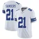 Limited White Men's Deion Sanders Dallas Cowboys Vapor Untouchable Jersey