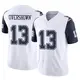 Limited White Men's DeMarvion Overshown Dallas Cowboys 2nd Alternate Vapor F.U.S.E. Jersey