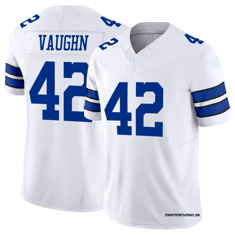 Limited White Men's Deuce Vaughn Dallas Cowboys Vapor F.U.S.E. Jersey