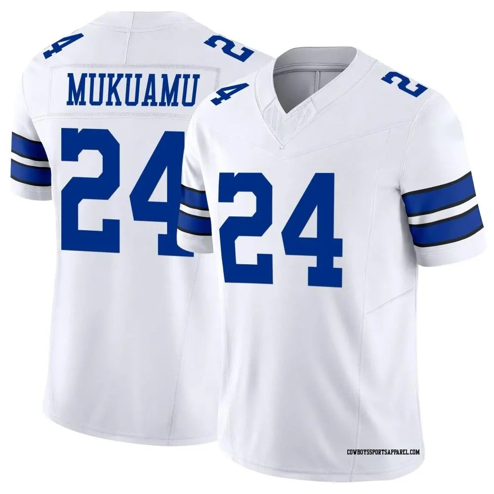 Limited White Men's Israel Mukuamu Dallas Cowboys Vapor F.U.S.E. Jersey