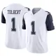 Limited White Men's Jalen Tolbert Dallas Cowboys 2nd Alternate Vapor F.U.S.E. Jersey