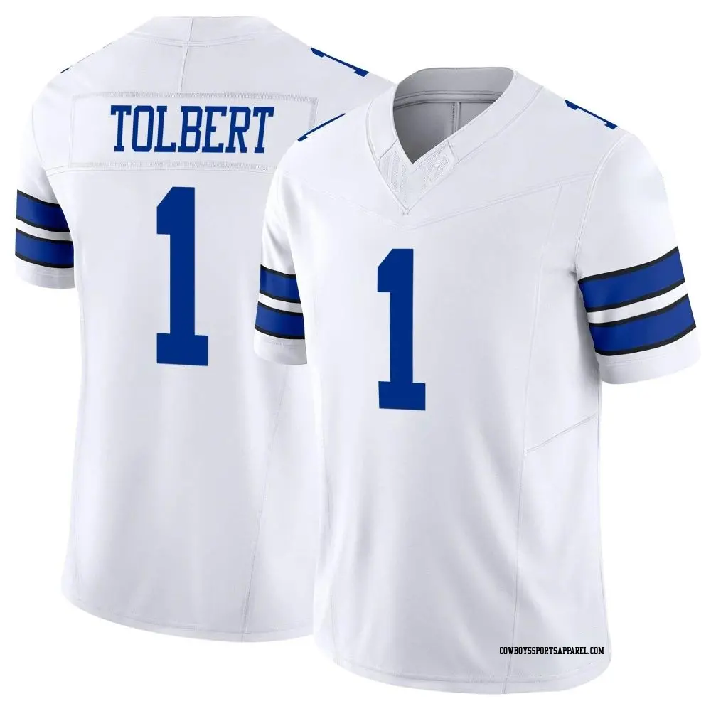 Limited White Men's Jalen Tolbert Dallas Cowboys Vapor F.U.S.E. Jersey