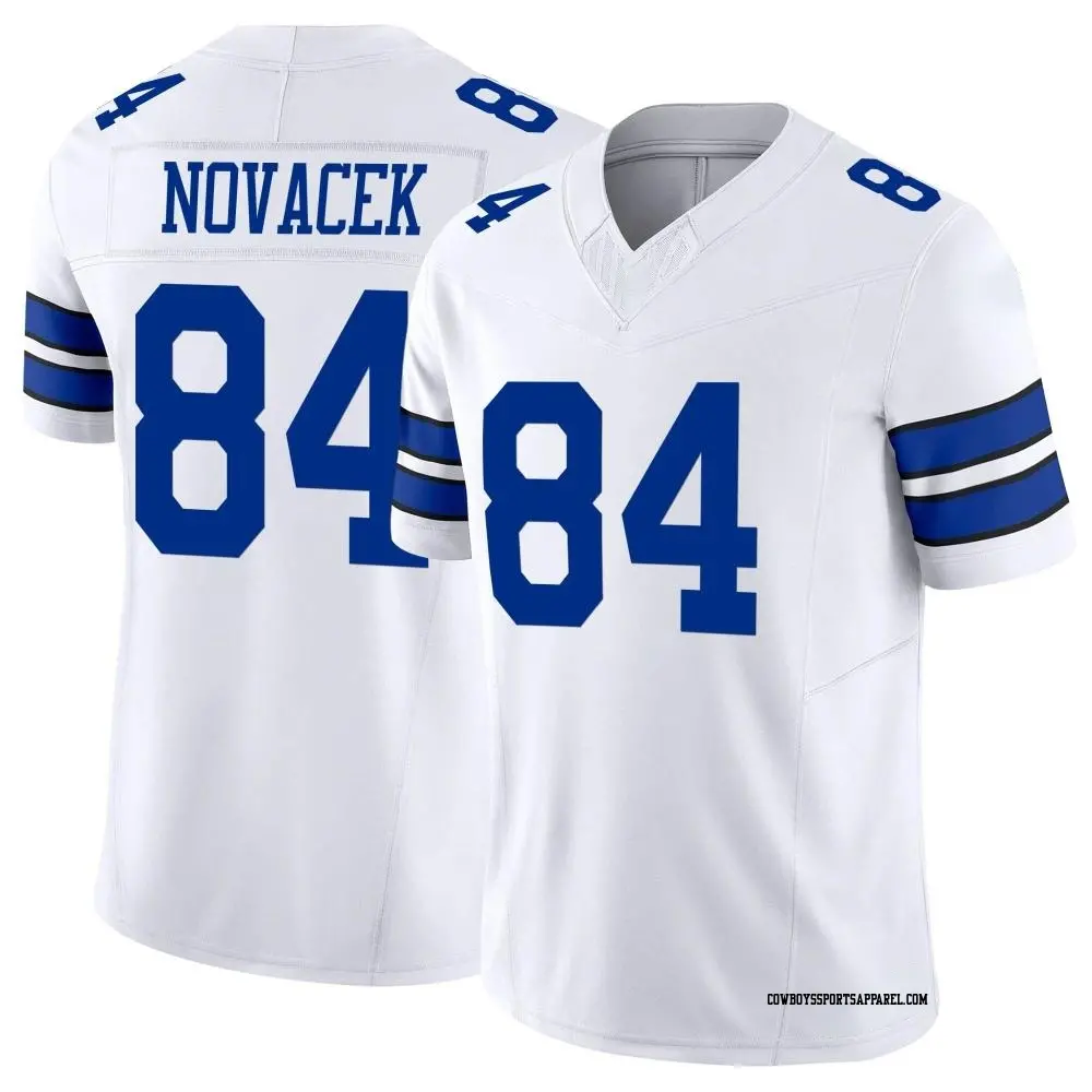 Limited White Men's Jay Novacek Dallas Cowboys Vapor F.U.S.E. Jersey