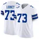 Limited White Men's Joe Looney Dallas Cowboys Vapor F.U.S.E. Jersey