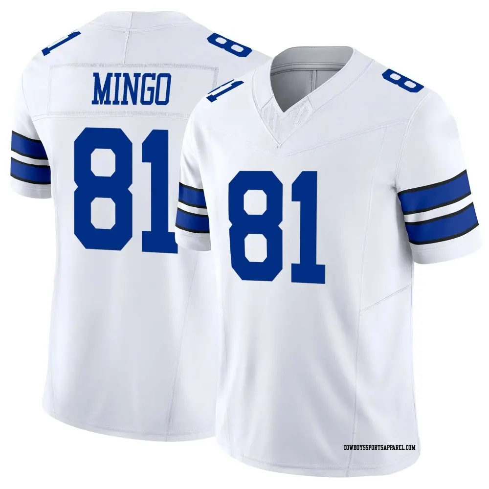 Limited White Men's Jonathan Mingo Dallas Cowboys Vapor F.U.S.E. Jersey