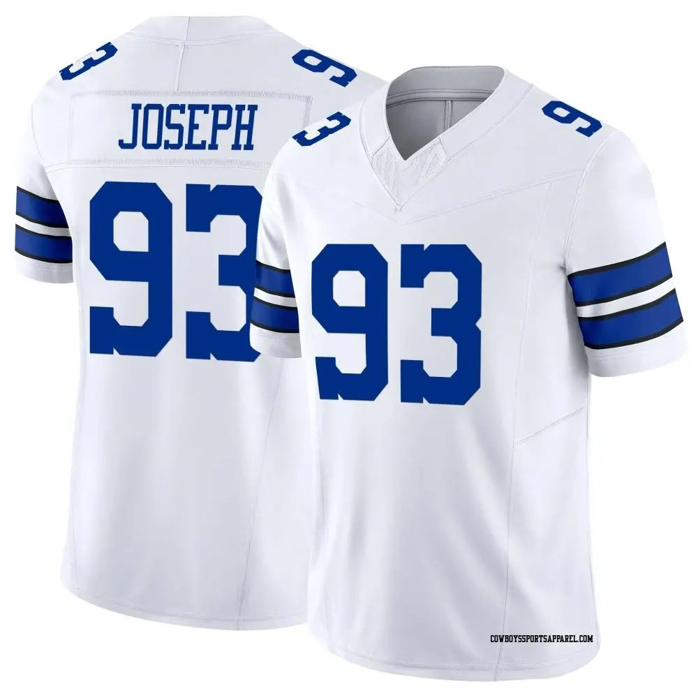 Limited White Men's Linval Joseph Dallas Cowboys Vapor F.U.S.E. Jersey