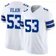 Limited White Men's Luiji Vilain Dallas Cowboys Vapor F.U.S.E. Jersey