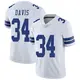 Limited White Men's Malik Davis Dallas Cowboys Vapor Untouchable Jersey