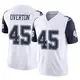 Limited White Men's Matt Overton Dallas Cowboys 2nd Alternate Vapor F.U.S.E. Jersey