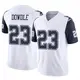 Limited White Men's Rico Dowdle Dallas Cowboys 2nd Alternate Vapor F.U.S.E. Jersey