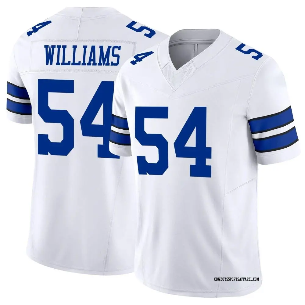 Limited White Men's Sam Williams Dallas Cowboys Vapor F.U.S.E. Jersey