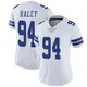 Limited White Women's Charles Haley Dallas Cowboys Vapor Untouchable Jersey