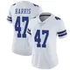 Limited White Women's Darius Harris Dallas Cowboys Vapor Untouchable Jersey